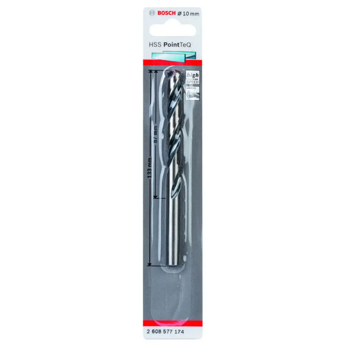 СВРЕДЛО ЗА МЕТАЛ BOSCH HSS PointTeQ 10x87x133