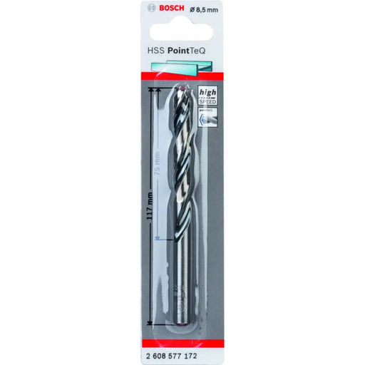 СВРЕДЛО ЗА МЕТАЛ BOSCH HSS PointTeQ 8.5x75x117