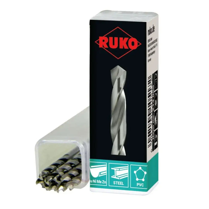 Свредло за метал RUKO DIN 338 12.5 mm Спирала 5 броя