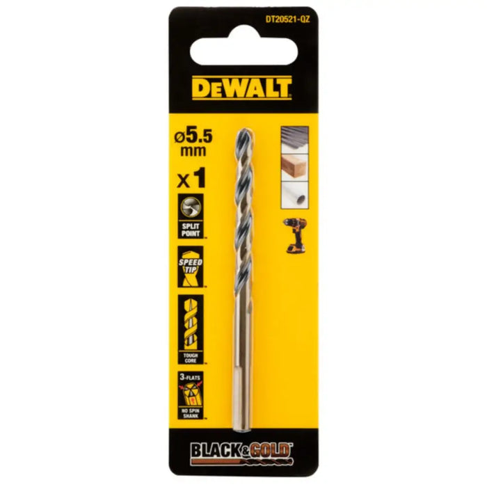 СВРЕДЛО ЗА МЕТАЛ 5.5MM DEWALT