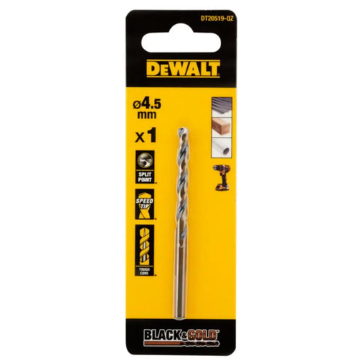 СВРЕДЛО ЗА МЕТАЛ 4.5MM DEWALT