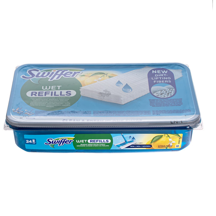 РЕЗЕРВИ МОКРИ КЪРПИ ЗА МОП ЗА СУХО И МОКРО ПОЧИСТВАНЕ 24 БР SWIFFER
