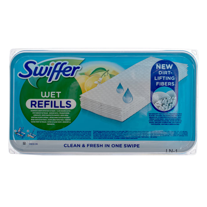 РЕЗЕРВИ МОКРИ КЪРПИ ЗА МОП ЗА СУХО И МОКРО ПОЧИСТВАНЕ 24 БР SWIFFER
