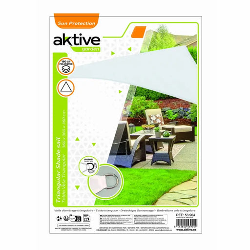 Сянка платна Aktive Триъгълна 360 x 0,5 x 360 cm (6 броя)