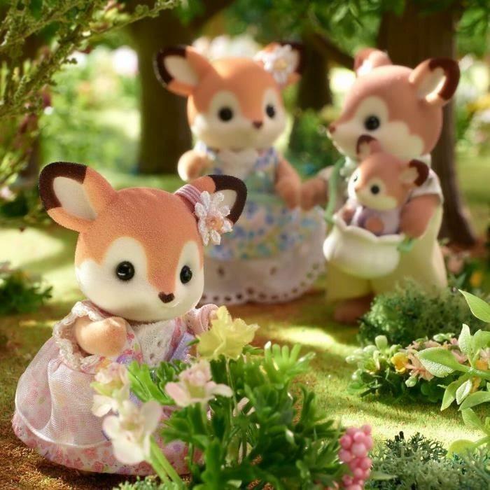 Съчленена Фигура Sylvanian Families La familia Biche Животни