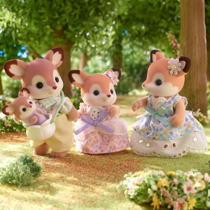 Съчленена Фигура Sylvanian Families La familia Biche Животни