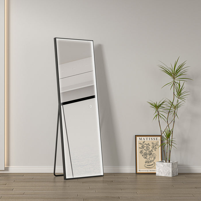 ОГЛЕДАЛО СЪС СТОЙКА С LED-ОСВЕТЛЕНИЕ SYNCHRO 150X50 CM