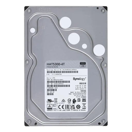Synology HAT5300-4T вътрешен твърд диск 3.5’’ 4 TB Serial