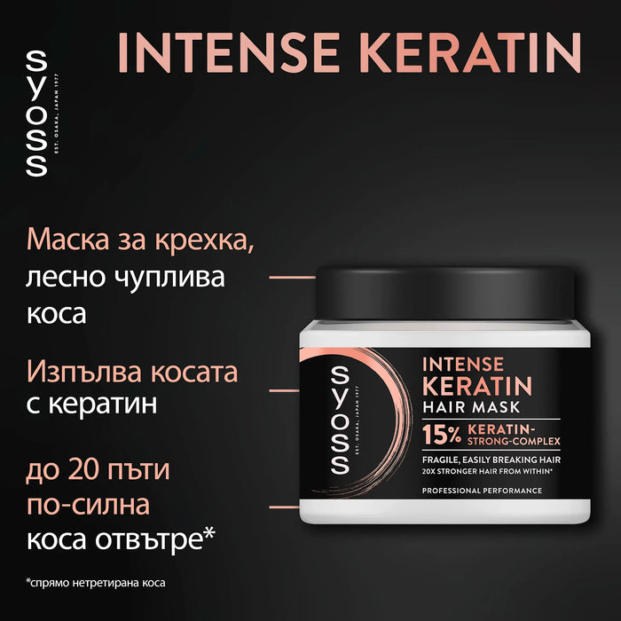 Маска за коса Keratin, 400 ml