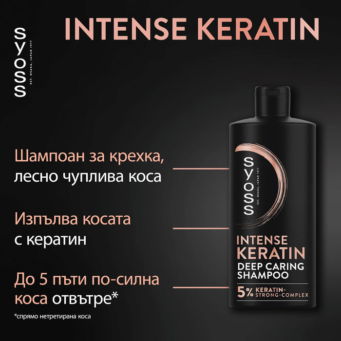 Шампоан с кератин, 440 ml