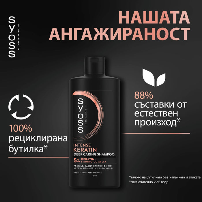 Шампоан с кератин, 440 ml
