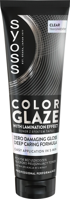 Тонер за коса Color Glaze, безцветен, 130 ml