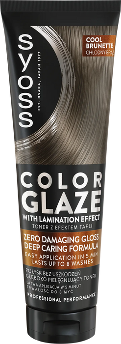 Тонер за коса Color Glaze, Хладно кафяв, 130 ml