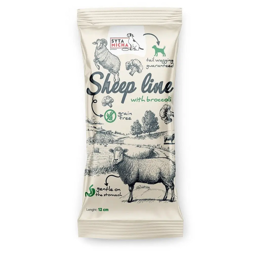 SYTA MICHA Sheep line Sheep с броколи - дъвка за куче - 12