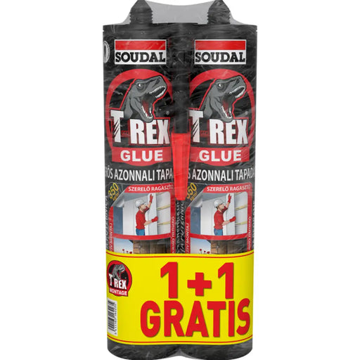 T-REX МОНТАЖНО ЛЕПИЛО СИЛНО 2 X 380 G SOUDAL
