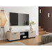 ТВ шкаф Cama SOHO 140х43х37 кашмир + черен