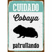 Табелка Magnet & Steel Cuidado Cobaya Patrullando 14,8 x 21