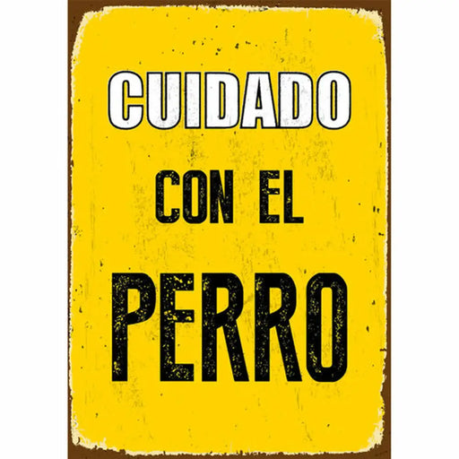 Табелка Magnet & Steel Cuidado con el Perro 14,8 x 21 cm