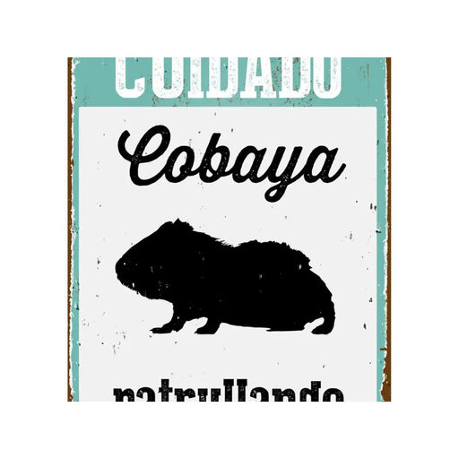 Табелка Magnet & Steel Cuidado Cobaya Patrullando 14,8 x 21