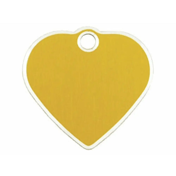 Табелка за колие Imarc Златен Сърце Алуминий
