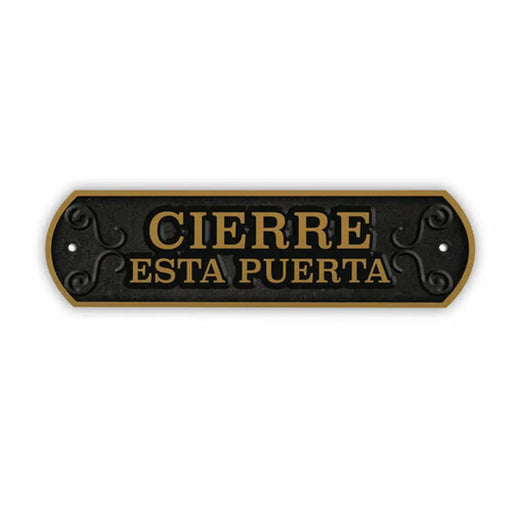 Табелка Magnet & Steel Cierre esta puerta 24 x 7,2 cm