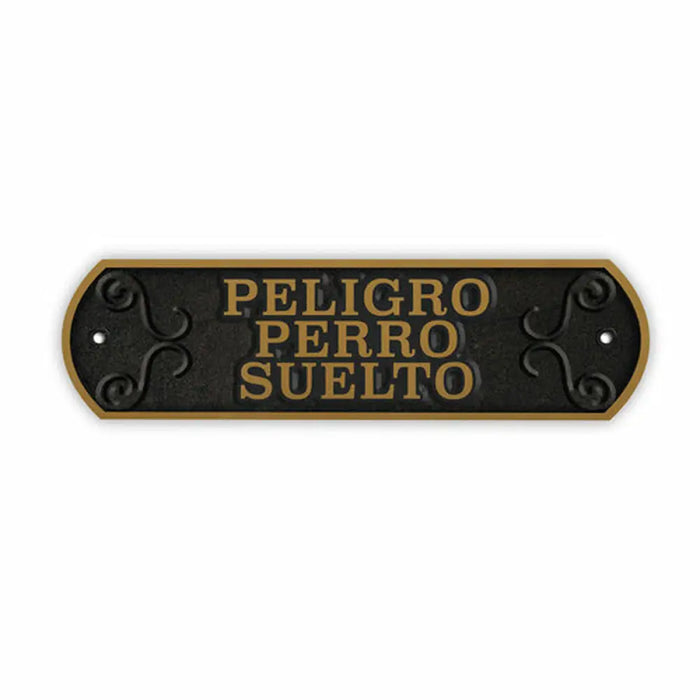 Табелка Magnet & Steel Peligro perro Suelto 24 x 7,2 cm