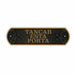 Табелка Magnet & Steel Tancar Esta Porta 24 x 7,2 cm