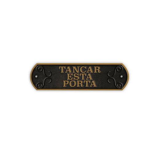 Табелка Magnet & Steel Tancar Esta Porta 24 x 7,2 cm