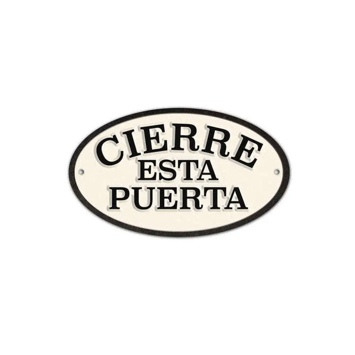 Табелка Magnet & Steel Cierre esta Puerta 16,3 x 9,5 cm