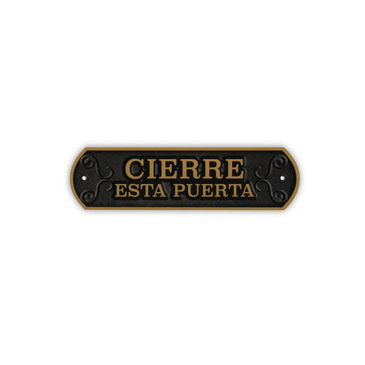 Табелка Magnet & Steel Cierre esta puerta 24 x 7,2 cm