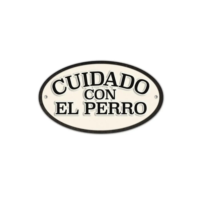 Табелка Magnet & Steel Cuidado con el Perro 16,3 x 9,5 cm