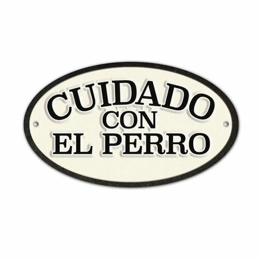 Табелка Magnet & Steel Cuidado con el Perro 16,3 x 9,5 cm