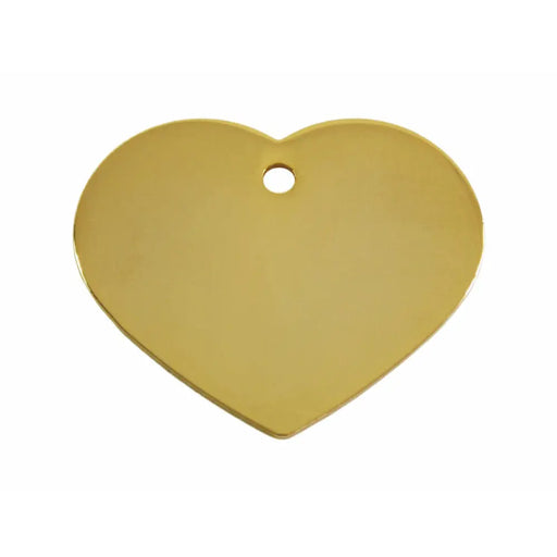 Табелка за колие Imarc Heart Жълт Златен