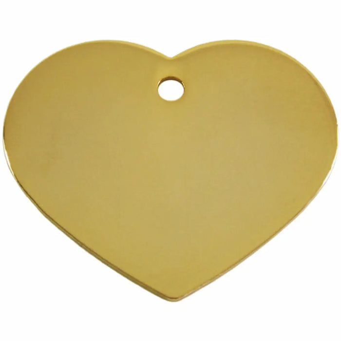 Табелка за колие Imarc Heart Жълт Златен