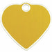 Табелка за колие Imarc Златен Сърце Алуминий