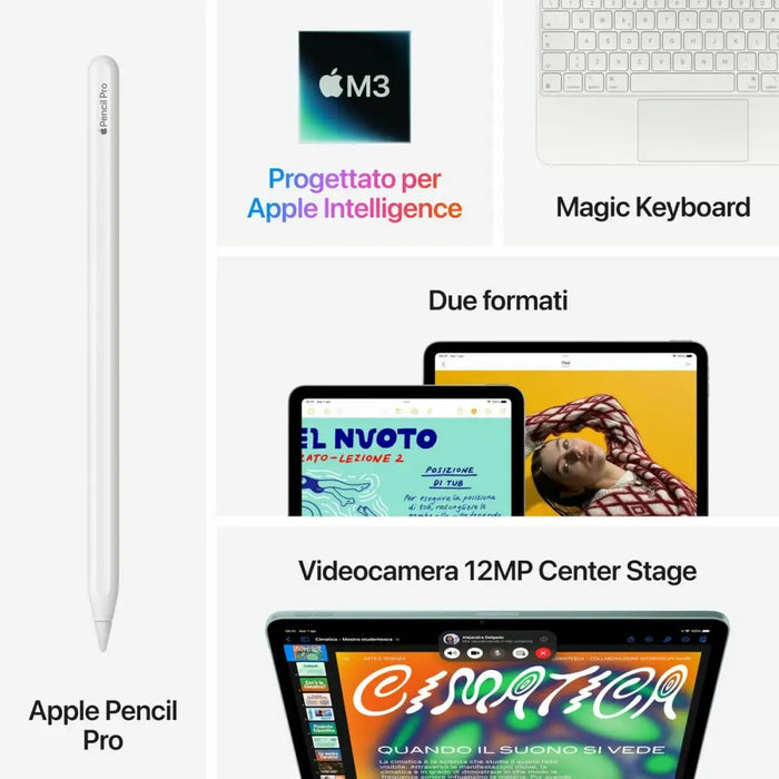 Таблет Apple MCNH4TY/A 13’’ 8 GB RAM 128 GB Сив M3