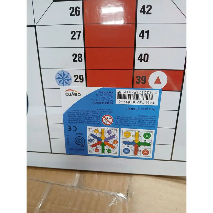 Табла за игра с малки коне Cayro (40 x 40 cm) Играчи 4-6