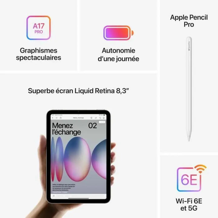 Таблет Apple iPad mini 8,3’’ 128 GB Сив