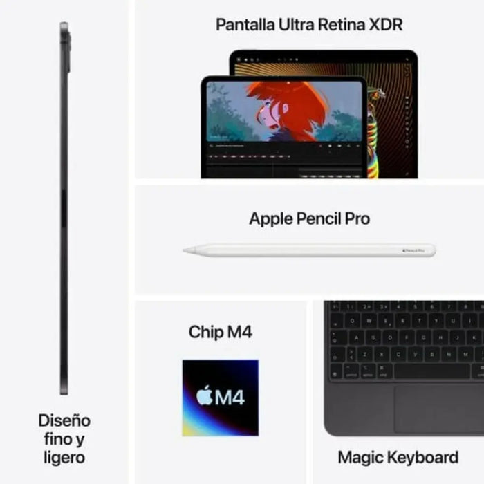 Таблет Apple iPad Pro 2024 11’’ M4 8 GB RAM 512 GB Черен