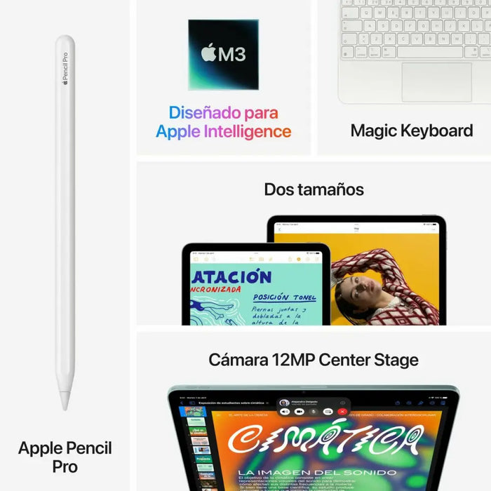 Таблет Apple MCNH4TY/A 13’’ 8 GB RAM 128 GB Сив M3