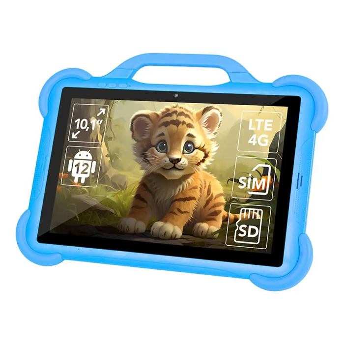 Таблет KidsTAB10 4G BLOW 4/64GB син + калъф