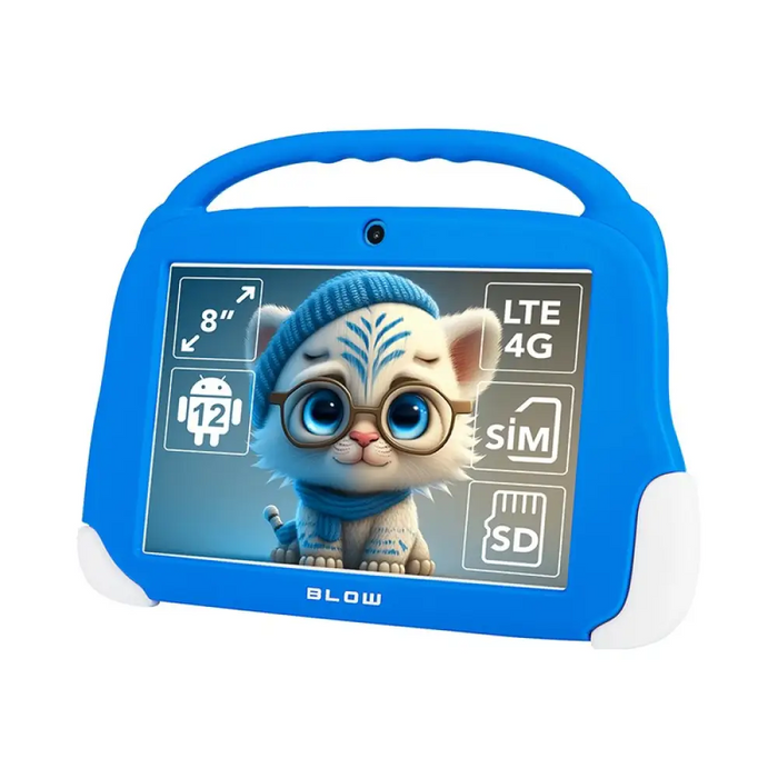 Таблет KidsTAB8 4G BLOW 4/64GB син + калъф