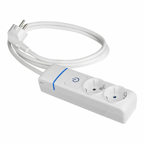 Табло с 2 гнезда с бутон за включване Solera 8012pil 250 V