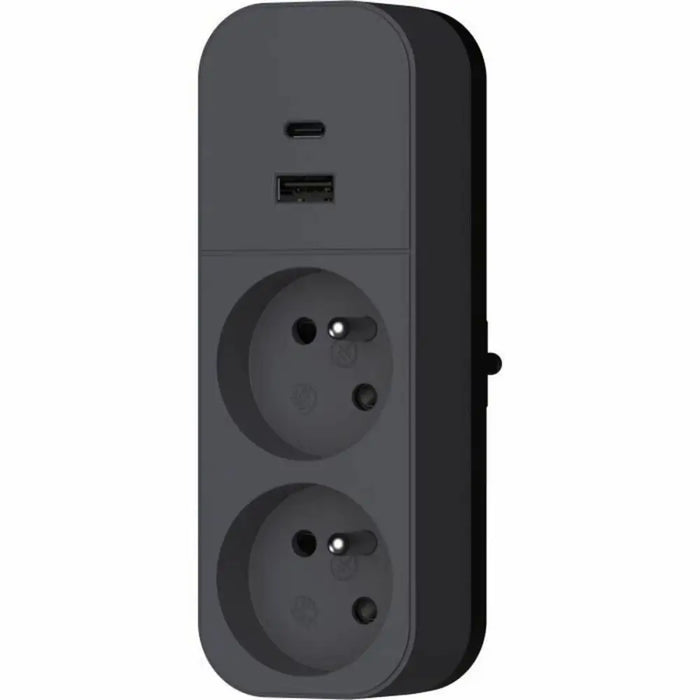 Табло с 2 гнезда с бутон за включване QUARX 3680 W