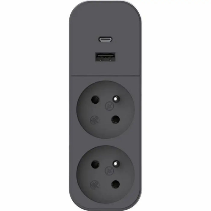 Табло с 2 гнезда с бутон за включване QUARX 3680 W