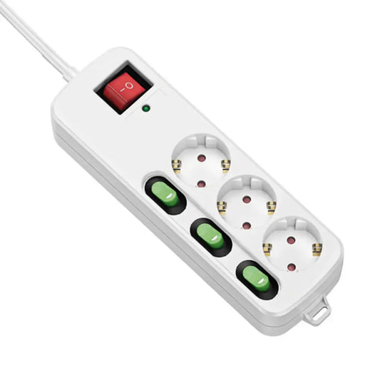 Табло с 3 гнезда с бутон за включване TM Electron 3680 W