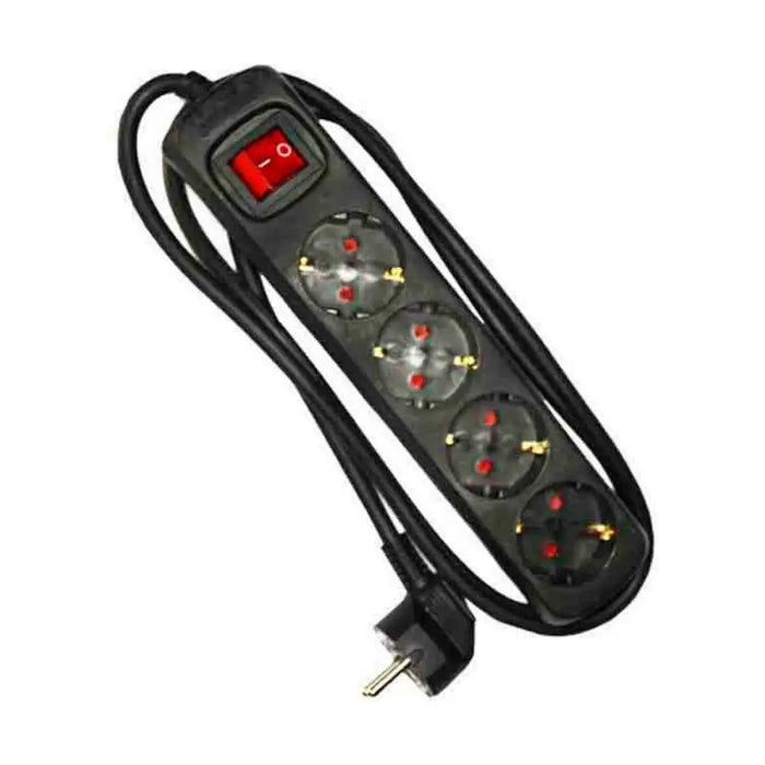 Табло с 4 гнезда с бутон за включване EDM 41013 Schuko (1,5