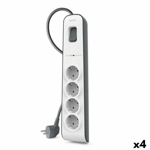 Табло с 4 гнезда с бутон за включване Belkin (2 m)