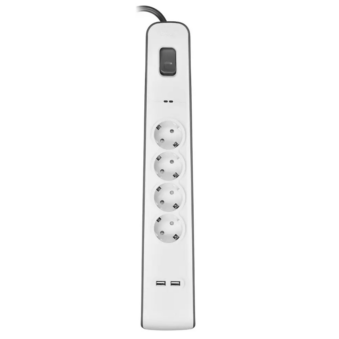 Табло с 4 гнезда с бутон за включване Belkin BSV401VF2M USB