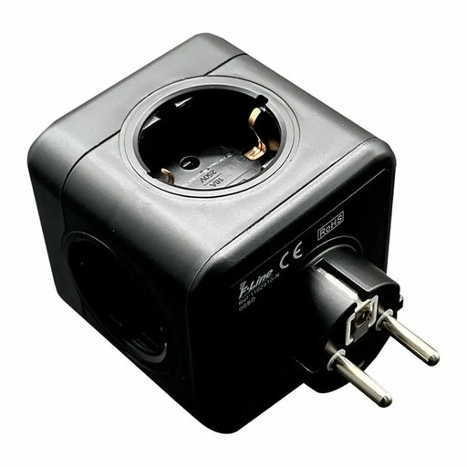 Табло с 5 гнезда с бутон за включване Fbright Черен 3680 W